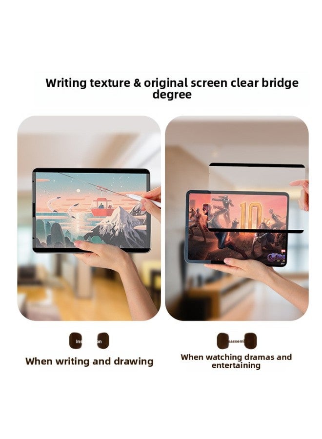 Ipad Magnetic Detachable Paper Film Suitable For Ipad For Huawei For Xiaomi Frosted Handwritten Painting Paper Film-Dimensions:ipad 5/6 Air1/Air2