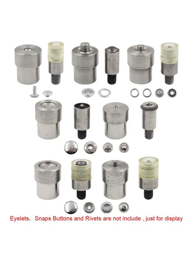 Snap Mold Sets 655 633 831 Hand Press Machine Leather Craft Rivet Molds Kit Metal Button Molds Set Eyelets Mold Kit - Image 1