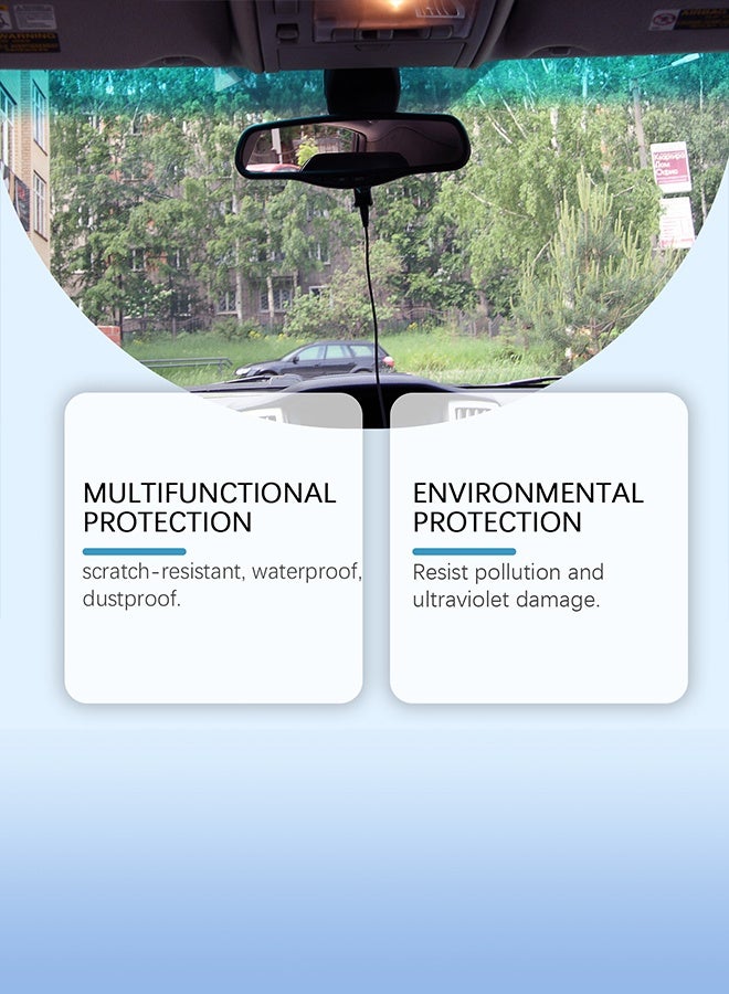 بخاخ طلاء السيارات، بخاخ شمع تلميع طلاء السيراميك، منظف زجاجي مستحلب للأغشية الزيتية، عامل طلاء سريع المفعول، بخاخ تلميع شمع السيارة بسرعة، غسيل بدون ماء، طلاء نانو للسيارات (قطعة واحدة) - Image 4