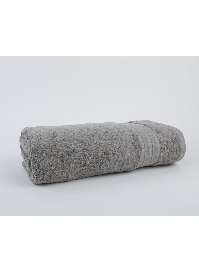 White Rose Towel MAJESTY S - 700 GSM - 100% Cotton Terry -Bath Sheet 80x160 cm-Premium Touch-Quick Dry - Super Absorbent-Silver  - Image 4