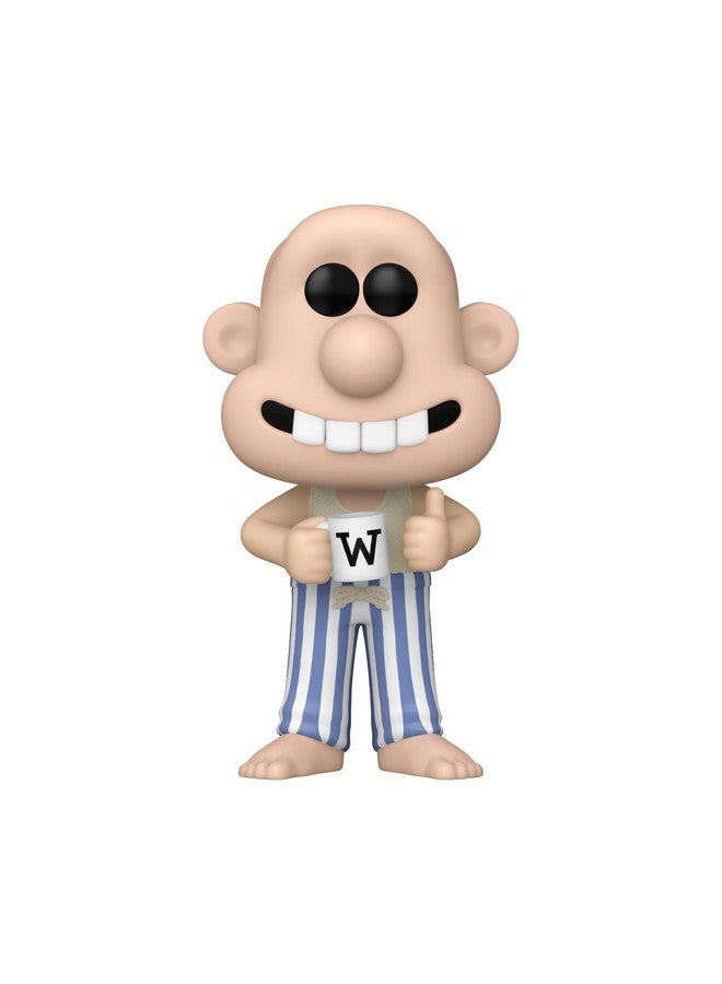 Funko Pop! Movies: Wallace & Gromit - Wallace (in Pajamas) - Image 2