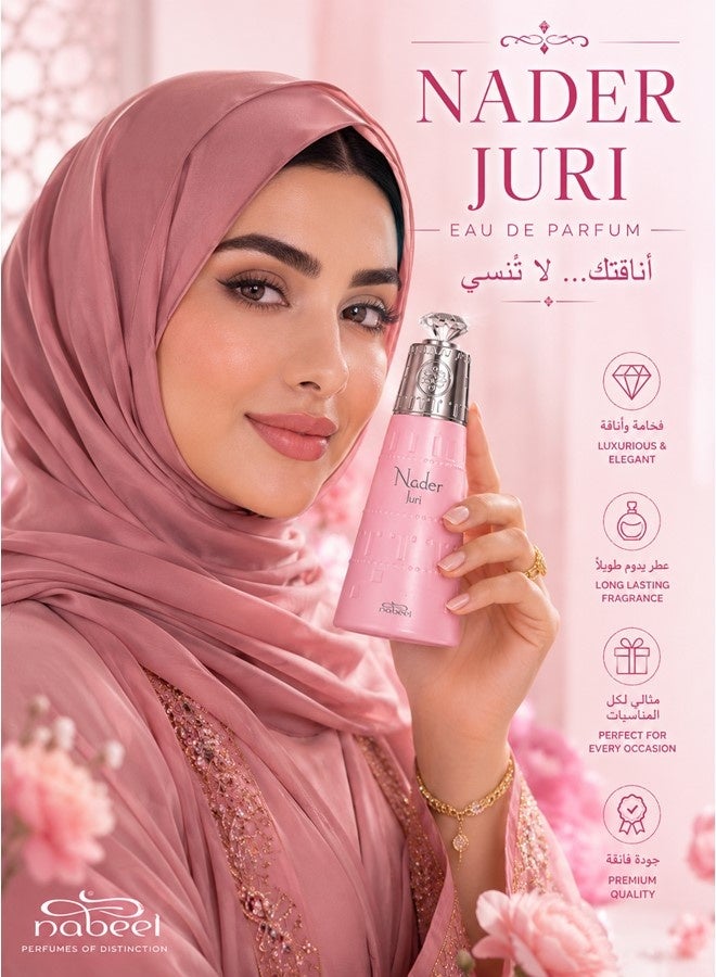 Nabeel Nader Juri Spray Perfume 100ml Luxury Long-Lasting Arabian Fragrance for Men and Women - Image 4