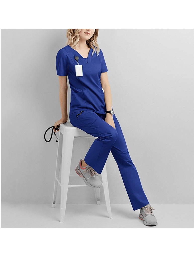 Surgical gown set, doctor nurse gown, beauty salon, dental hospital, work gown, hand washing gown - Image 1