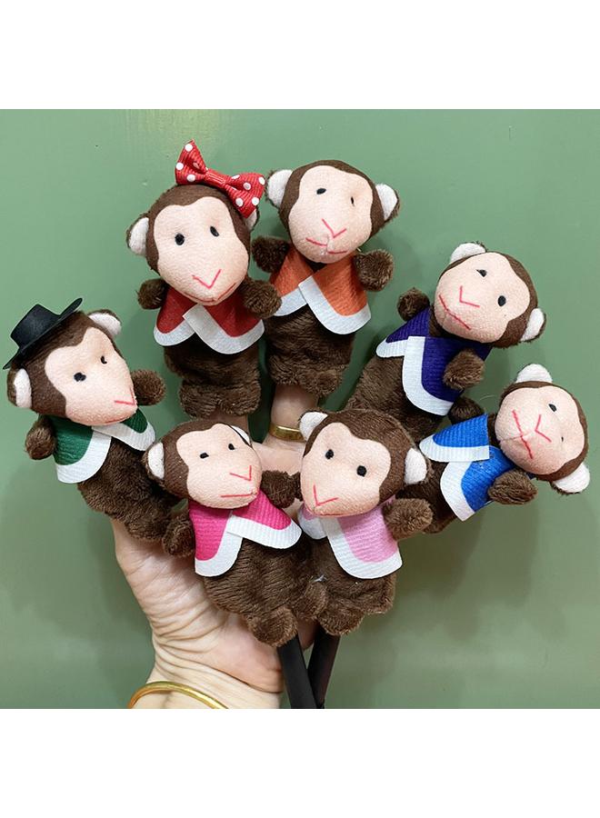 Bluejw 2025 New Cartoon Animal Plush Toy Finger Doll Baby Soothing Finger Doll Panda Rabbit - Image 1