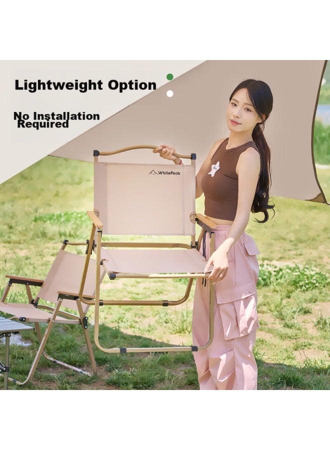 Whitepeak Folding Chair, Outdoor Folding Chair, Kimitai Chair, Picnic Chair, Portable Table And Chair, Beach Chair, Camping Chair - Image 5