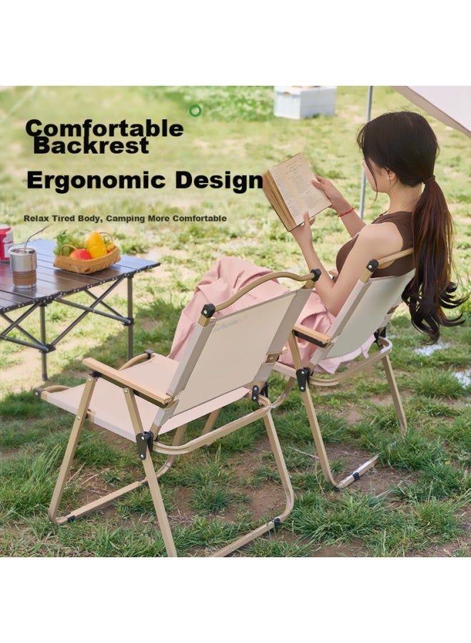 Whitepeak Folding Chair, Outdoor Folding Chair, Kimitai Chair, Picnic Chair, Portable Table And Chair, Beach Chair, Camping Chair - Image 2