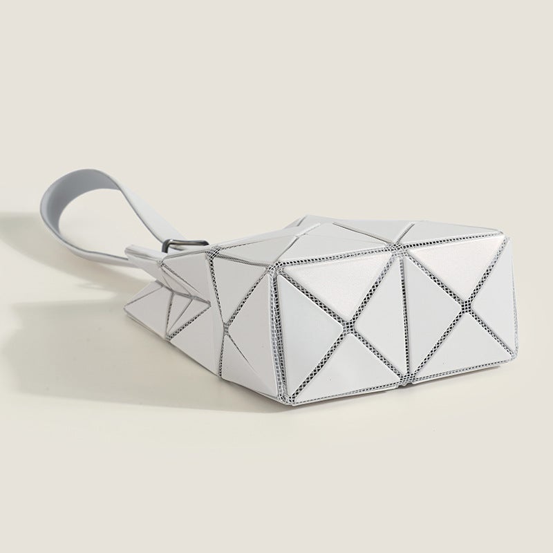Women'S Bag Mini Mobile Phone Bag All-Match Key Bag Geometric Rhombic Hand Bag Mini Portable Small Bag - Image 4
