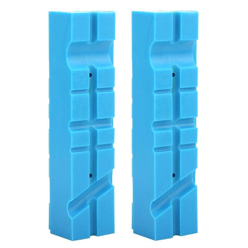 klarako 2pcs Vise Jaws, 5.5" Multi- Magnetic Soft Bench Vise Vice Jaw Pad Accessories - Image 1