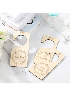 Patelai Patelai 7 Pieces Closet Size Divider Closet Organizers Hanging Closet Dividers from Newborn Infant to 24 Months for Home Nursery Clothes  - Image 4