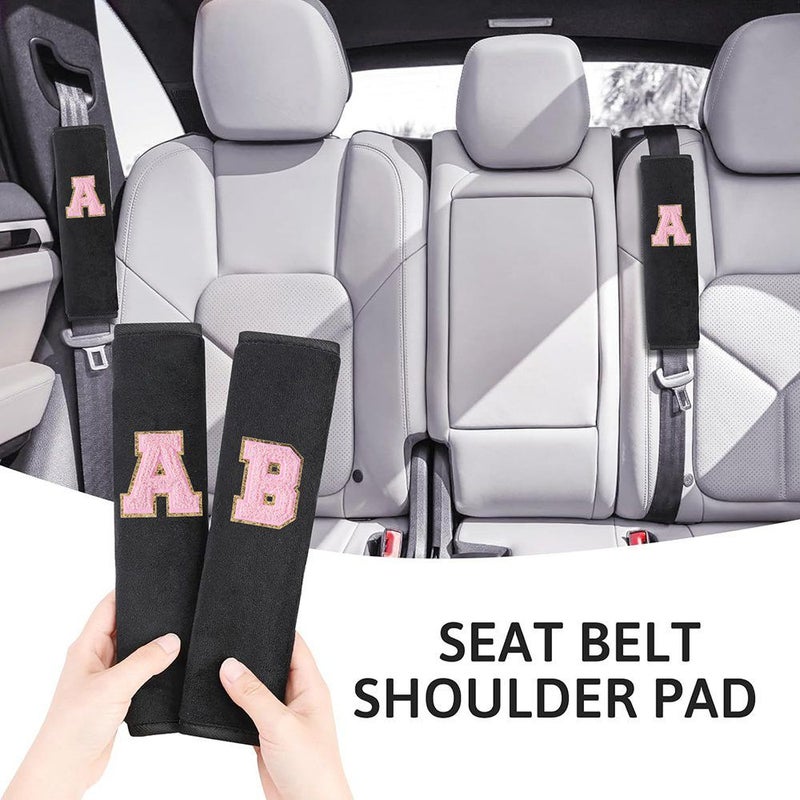 Letter Soft Universal Car Seatbelt Shoulder Pad Protector Cover O - Image 5