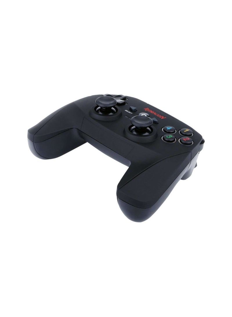 REDRAGON HARROW Wireless Gamepad – Ergonomic Gaming Controller with Dual Vibration, PC & PS4 Compatible, Rechargeable & Lag-Free Connection - Image 2