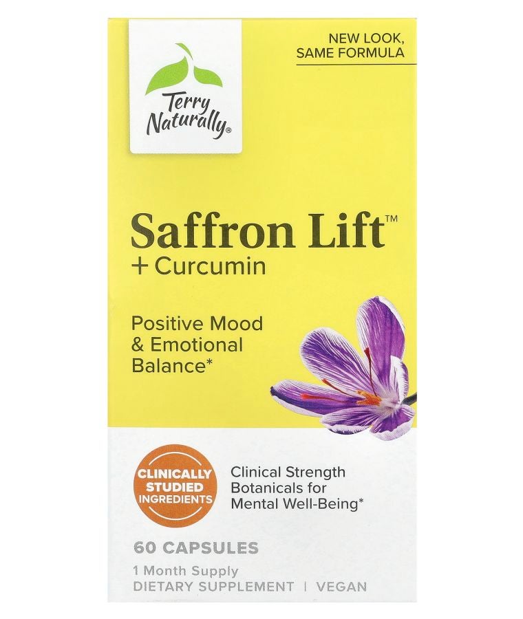 Terry Naturally Saffron Life + Curcumin 60 Capsules