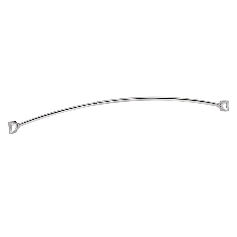 Moen 60-Inch to 72-Inch Permanent Mount Adjustable Curved Shower Rod, Chrome, CSR2164CH - Image 2
