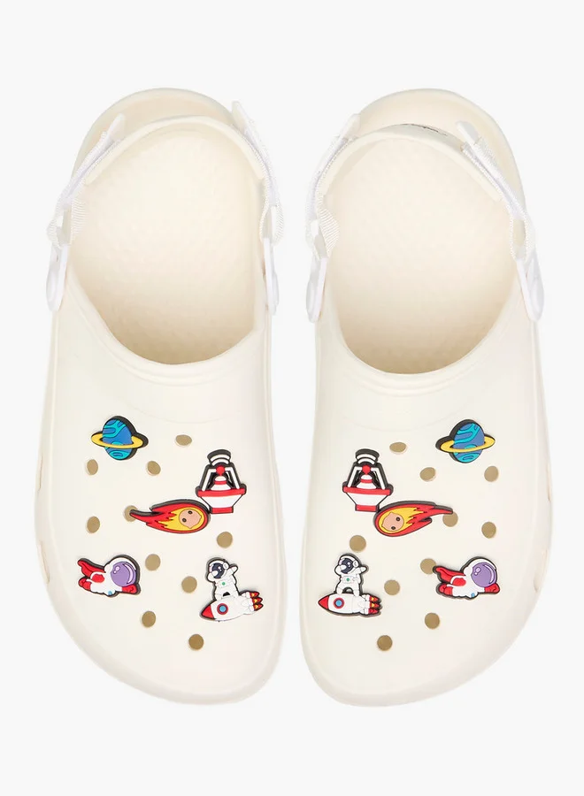 Lee Cooper Men's Space Accent Clogs with Backstrap