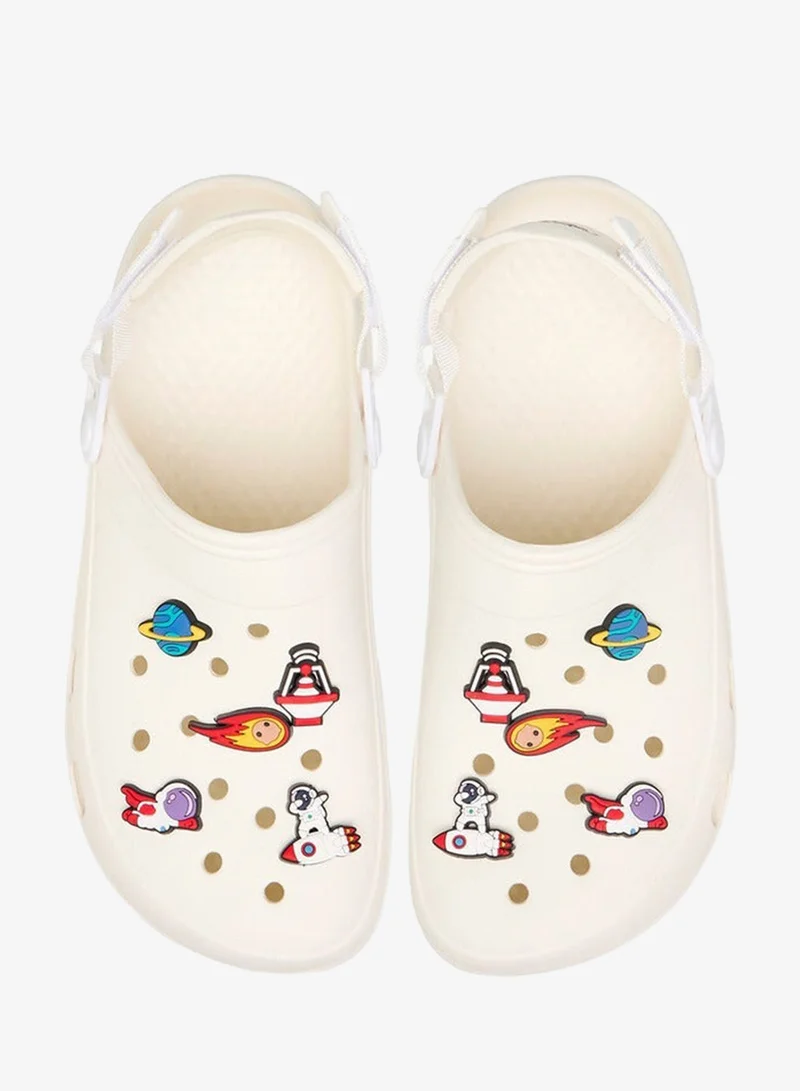 Lee Cooper Men's Space Accent Clogs with Backstrap