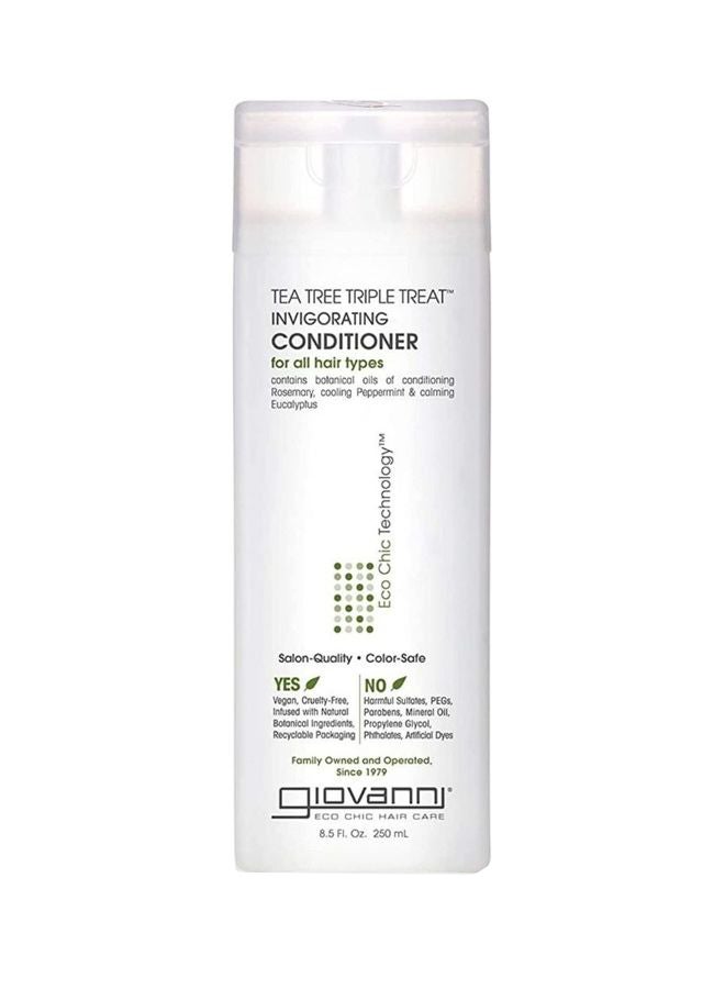 Giovanni Tea Tree Triple Treat Invigorating Conditioner For All Hair Type 250ml - Image 1