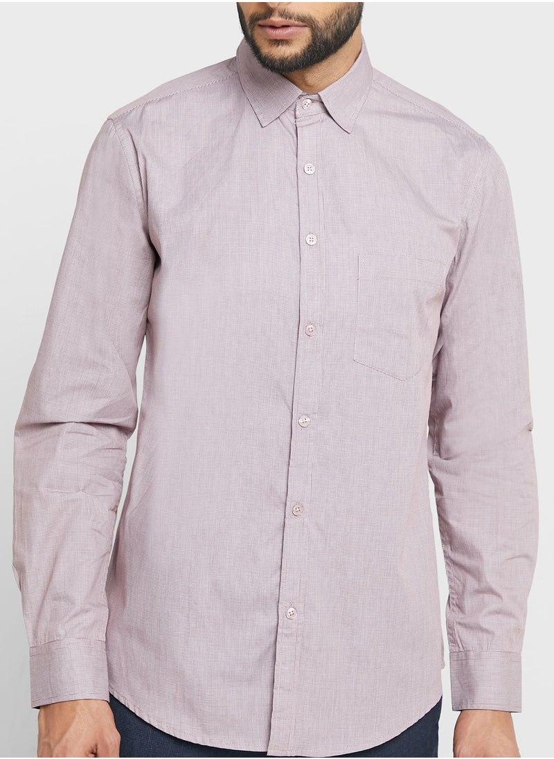 Robert Wood - Micro Check Shirt - Image 1