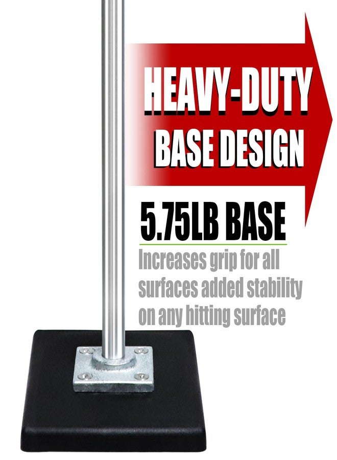 LOMGWAYS Portable Adjustable Height 25"-37" Baseball/Softball Batting Tee with Bag - Image 3