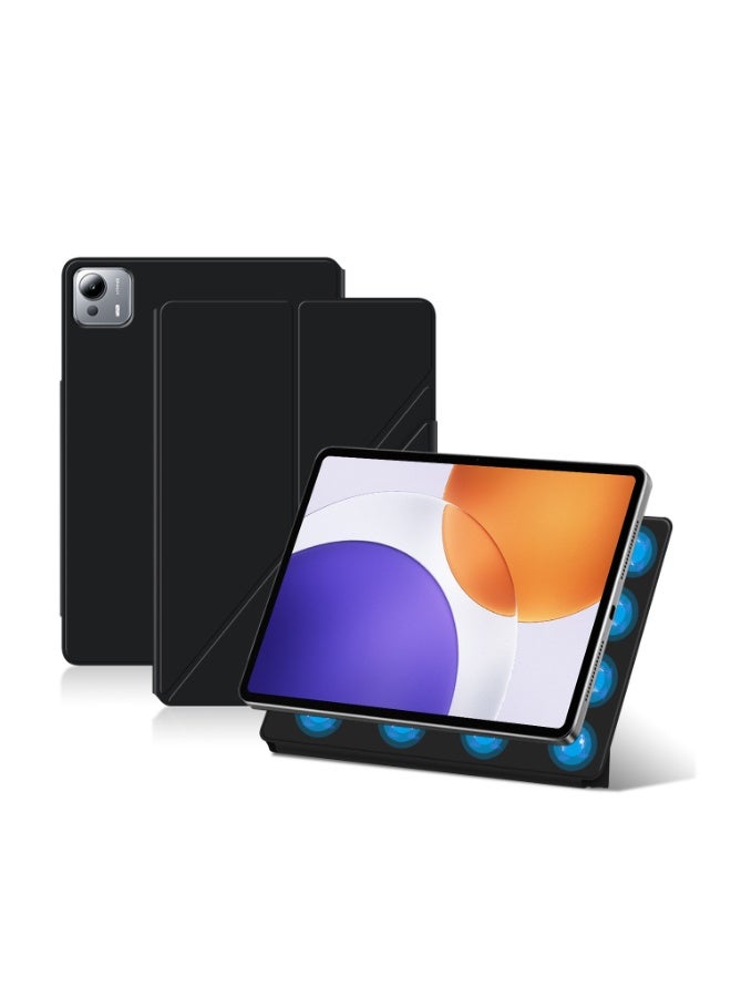 general Folding Tablet Case Compatible with Xiaomi Pad 7S Pro 12.5 Inch, Slim and Drop-proof Magnetic Protective Case with Triangular Stable Stand for Mi Pad 7S Pro - Image 1