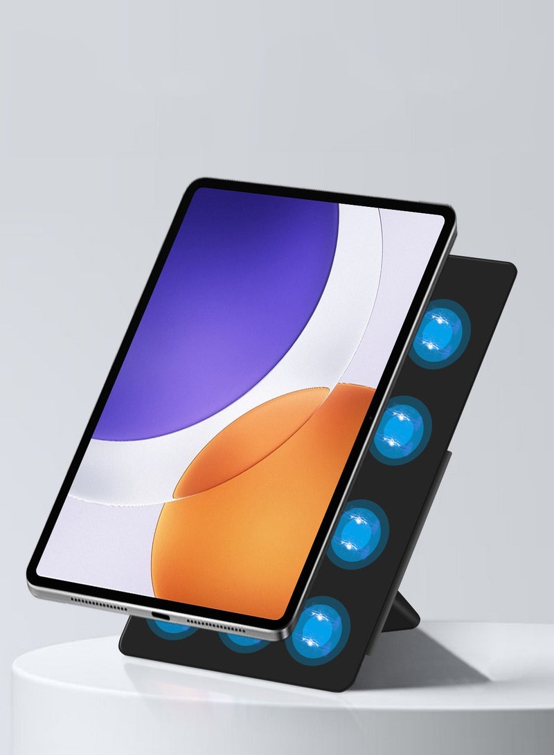 general Folding Tablet Case Compatible with Xiaomi Pad 7S Pro 12.5 Inch, Slim and Drop-proof Magnetic Protective Case with Triangular Stable Stand for Mi Pad 7S Pro - Image 3