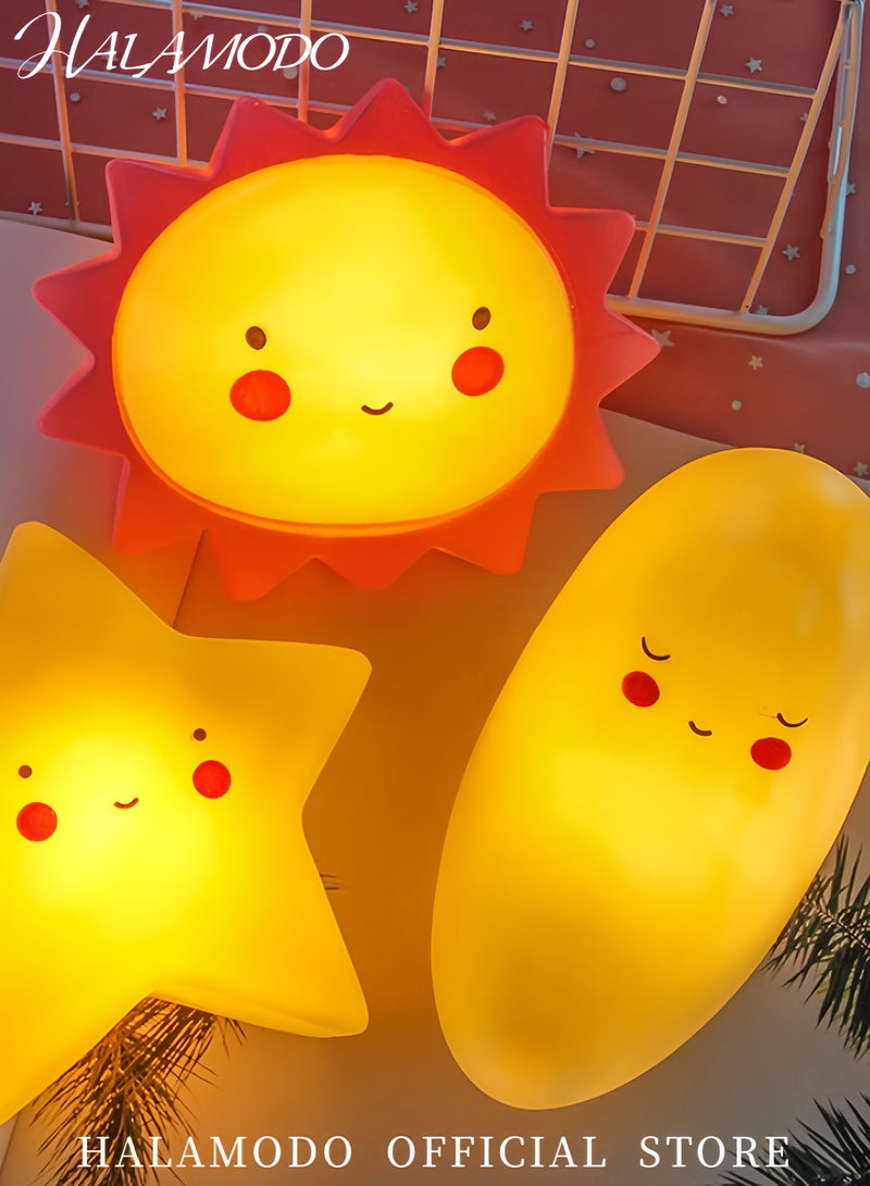 هالامودو مصباح ليلي للأطفال، قمر كسول - Image 5