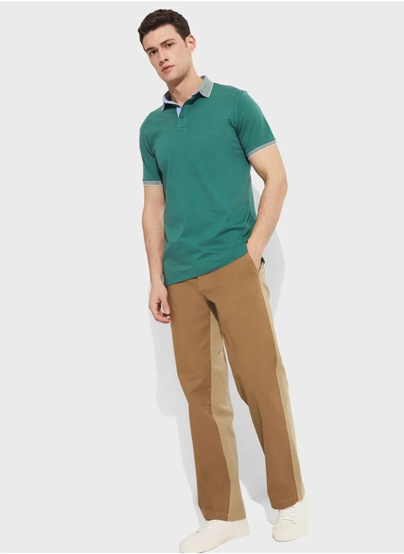 JUNE Essential Slim Fit Polo