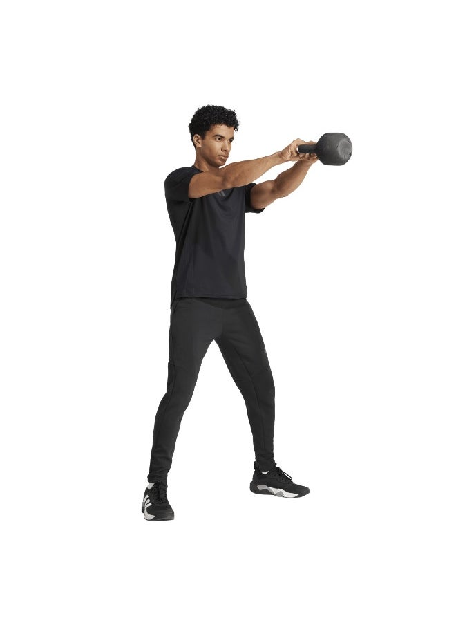 Adidas Adidas D4T Int. Tee Black Training T-Shirts For Men Xs  - Image 5