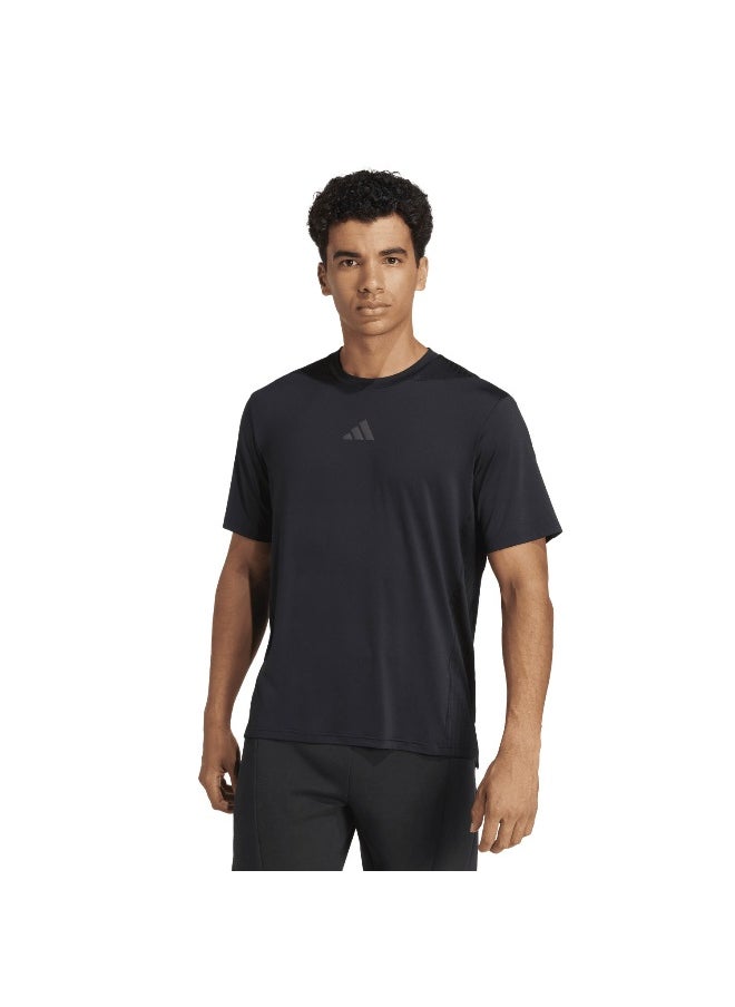 Adidas Adidas D4T Int. Tee Black Training T-Shirts For Men Xs  - Image 3