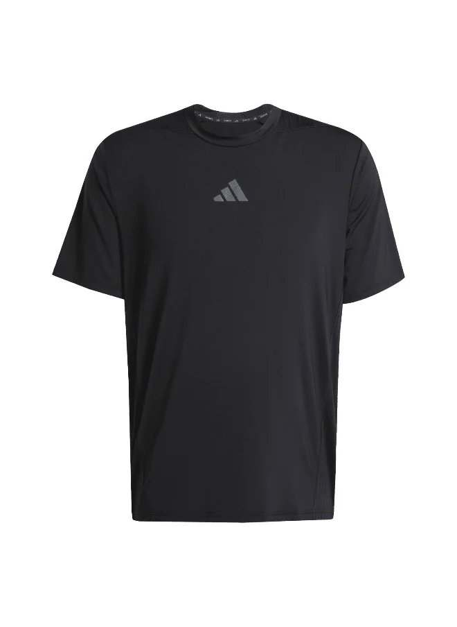 adidas Originals Adidas D4T Int. Tee Black Training T-Shirts For Men Xs