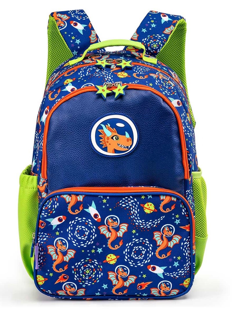 Milk & Moo Kids School Bundle - Backpack Thermal Water Bottle and Pencil Pouch, Ergonomic School Bag, 420ml Steel Water Bottle, Pencil Case with adjustable strap  - Image 3