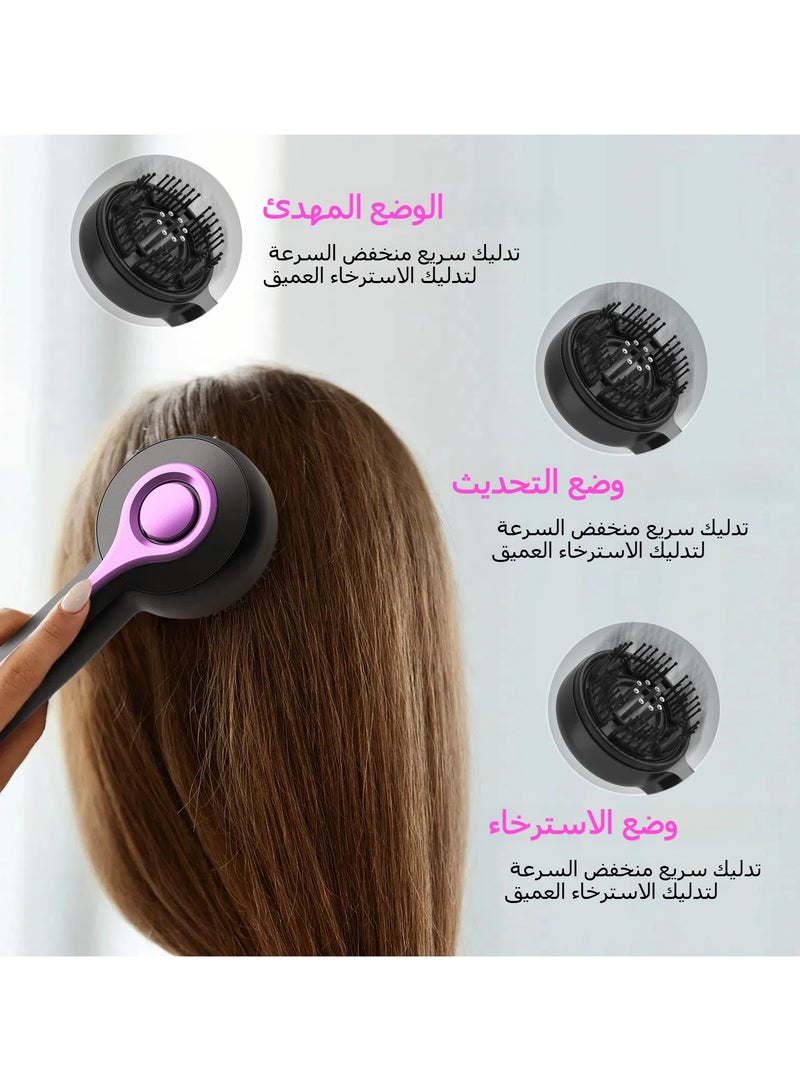 general Massage Comb Hair Nourishment Comb Kneading Deform Hair Growth Device Red Light Hair Care Comb Scalp Meridians Massager for Home - Image 3