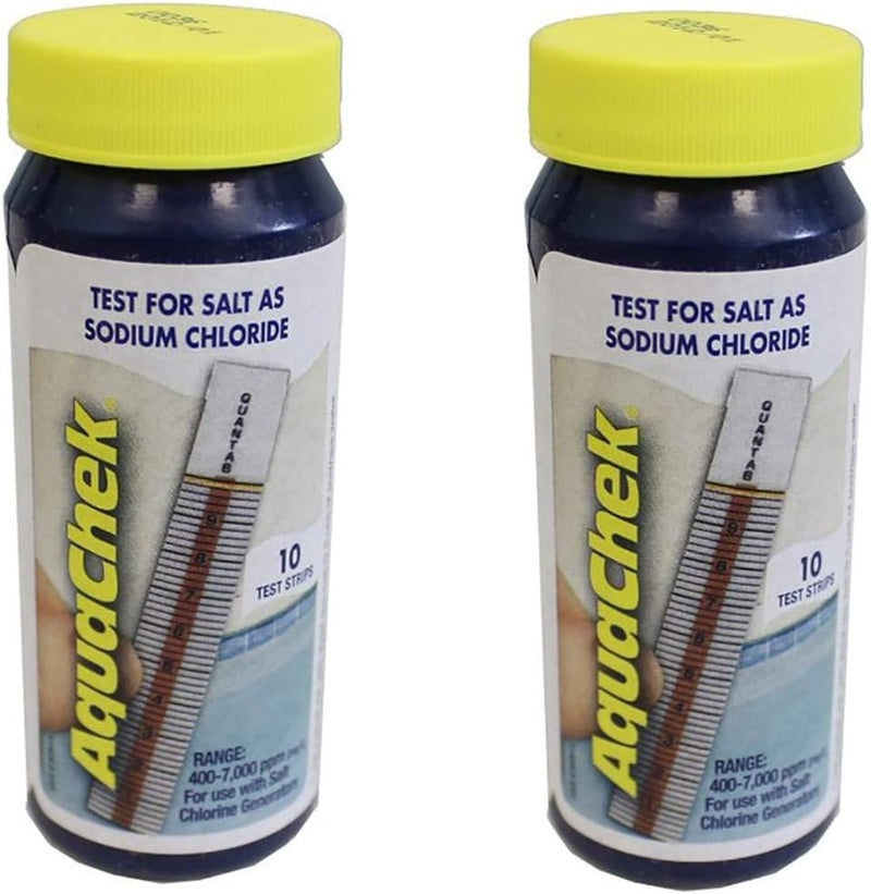 AquaChek 561141-02 Salt Water Test Strips for Swimming Pools, 10-Count, 2-Pack - Image 2