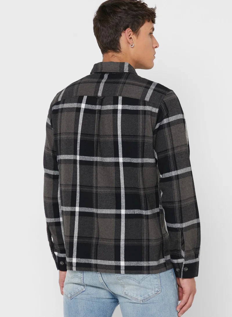 JACK & JONES Checked Slim Fit Shirt