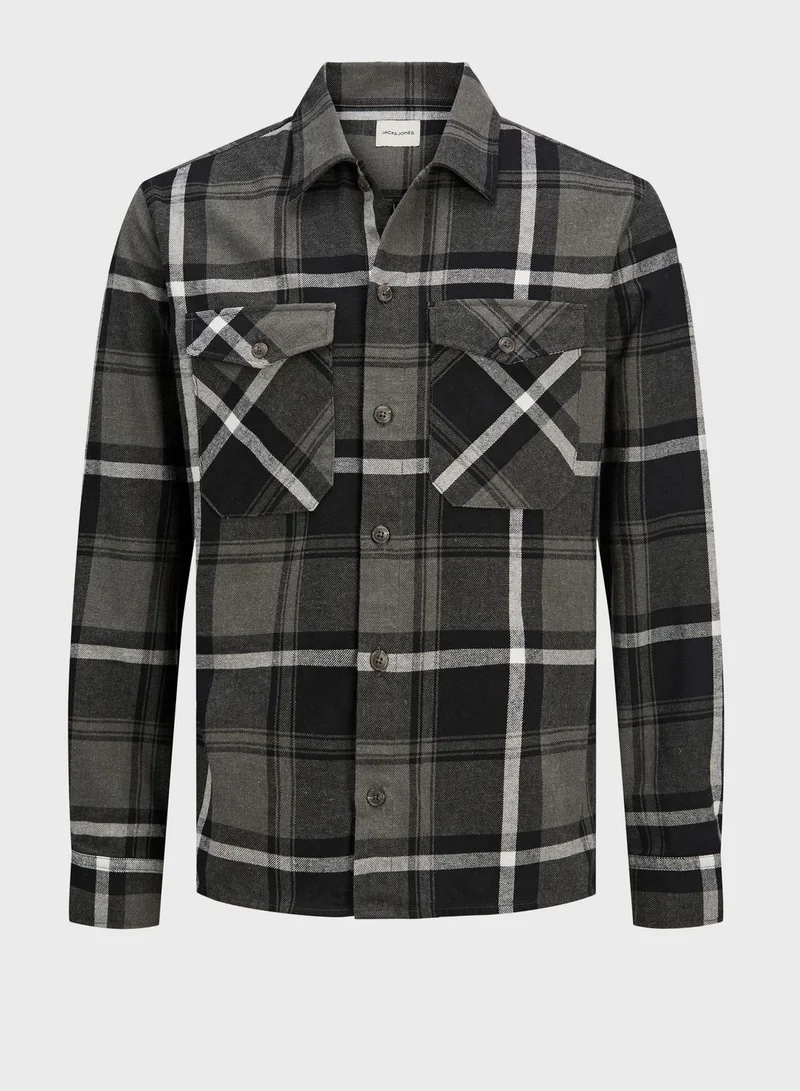 JACK & JONES Checked Slim Fit Shirt