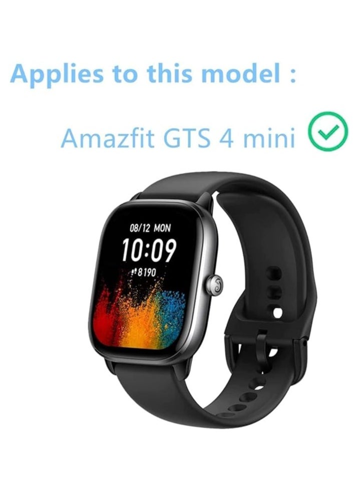 Generic Screen protection with a black frame for the Amazfit GTS 4 smart watch  - Image 2