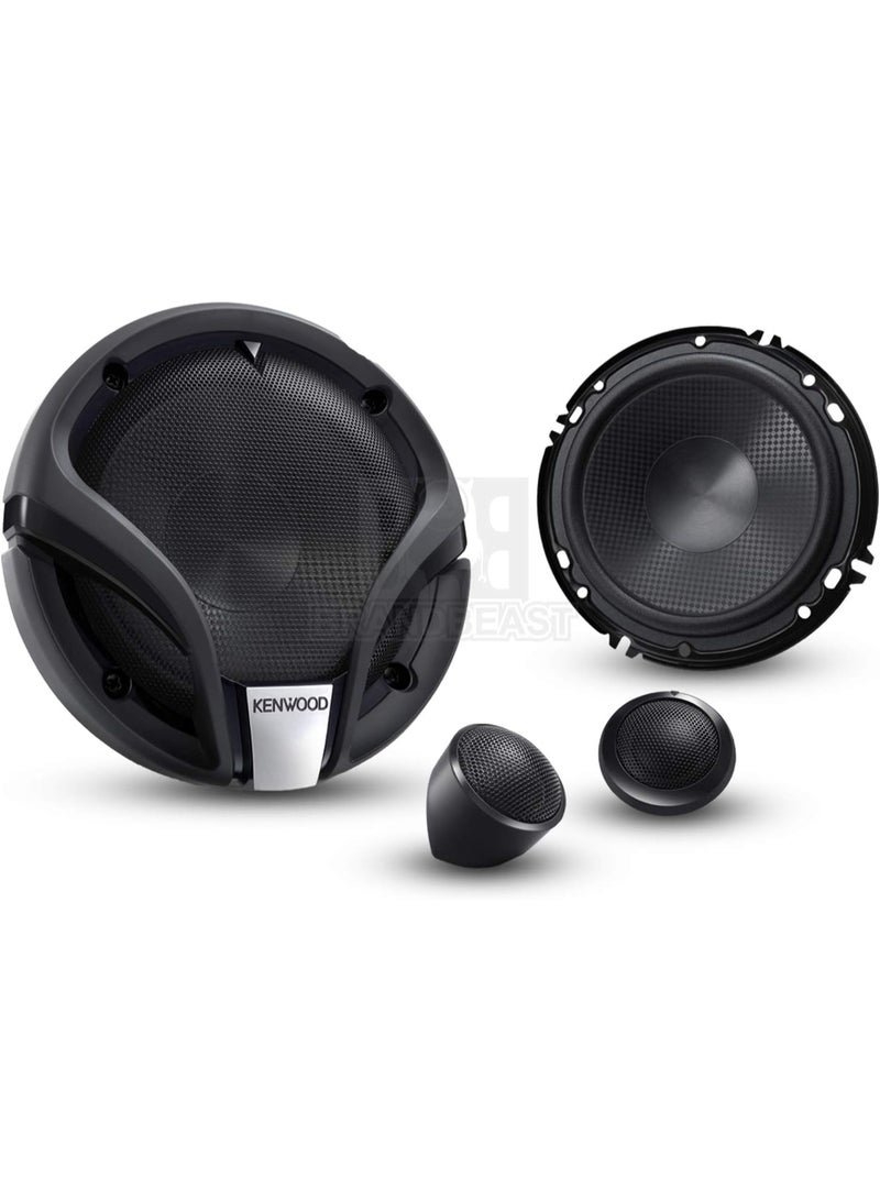 Kenwood KFC-M604P 16cm 2-Way Car Speakers, 270W Max, 60W RMS - Image 1