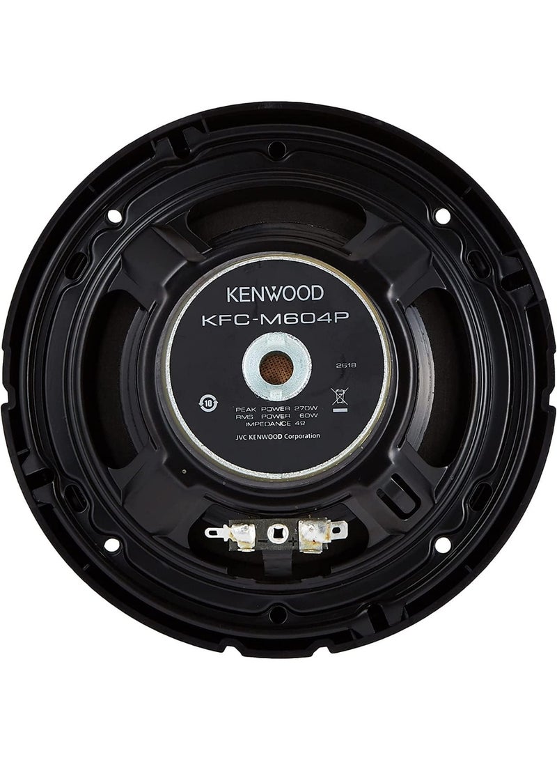 Kenwood KFC-M604P 16cm 2-Way Car Speakers, 270W Max, 60W RMS - Image 2