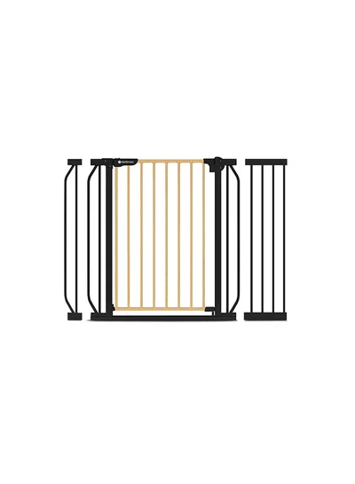 neobreez FERMII Auto Close Safety Baby Toddler Gate| 75 to 85(up to 115 cm)+ 10/20cm Extension| Extra Wide Child Gate For Stairs And Doorways,   Wide Pressure Fit Stair Gate | No Drill Barrier Stair Gate