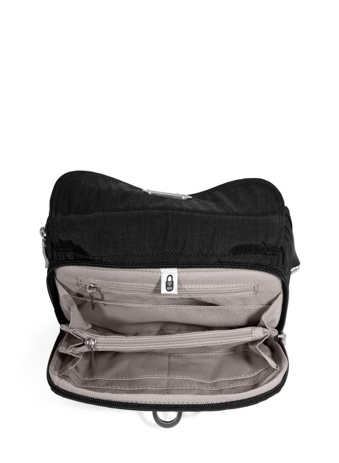 Baggallini Coastal Flip Lock Fanny Pack Sling 7.5"x5.6" Belt Bag w/RFID Card Slots Adjustable Strap - Image 5