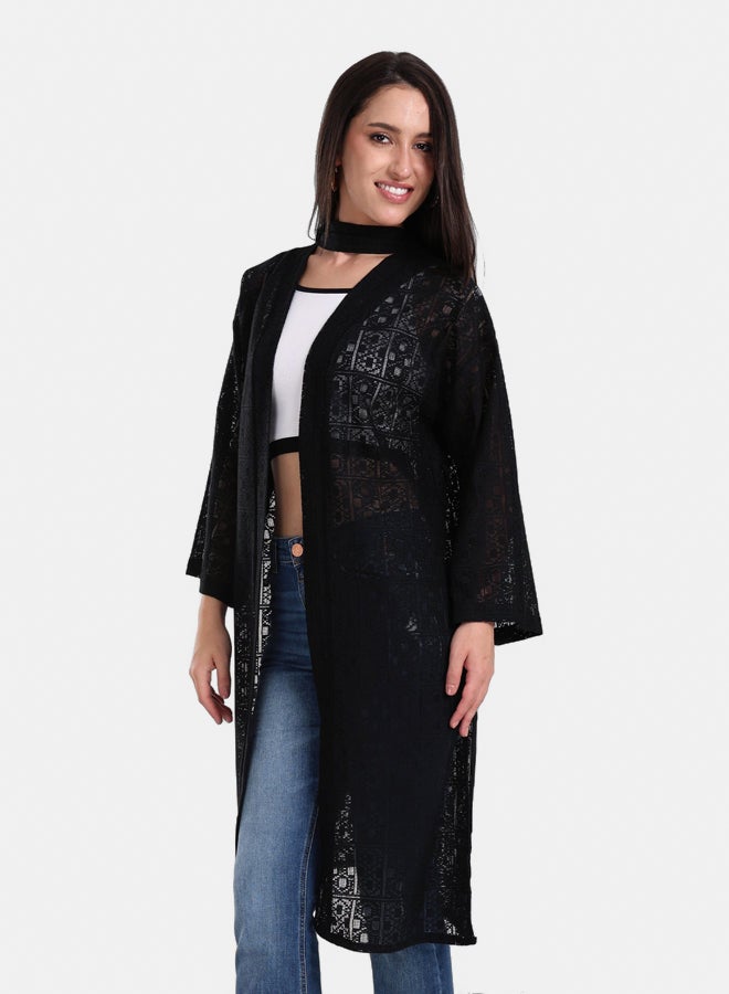 Clue Lace Pattern Kimono  - Image 2