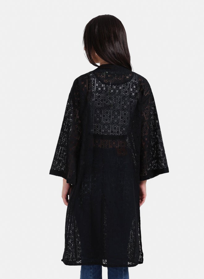Clue Lace Pattern Kimono  - Image 3