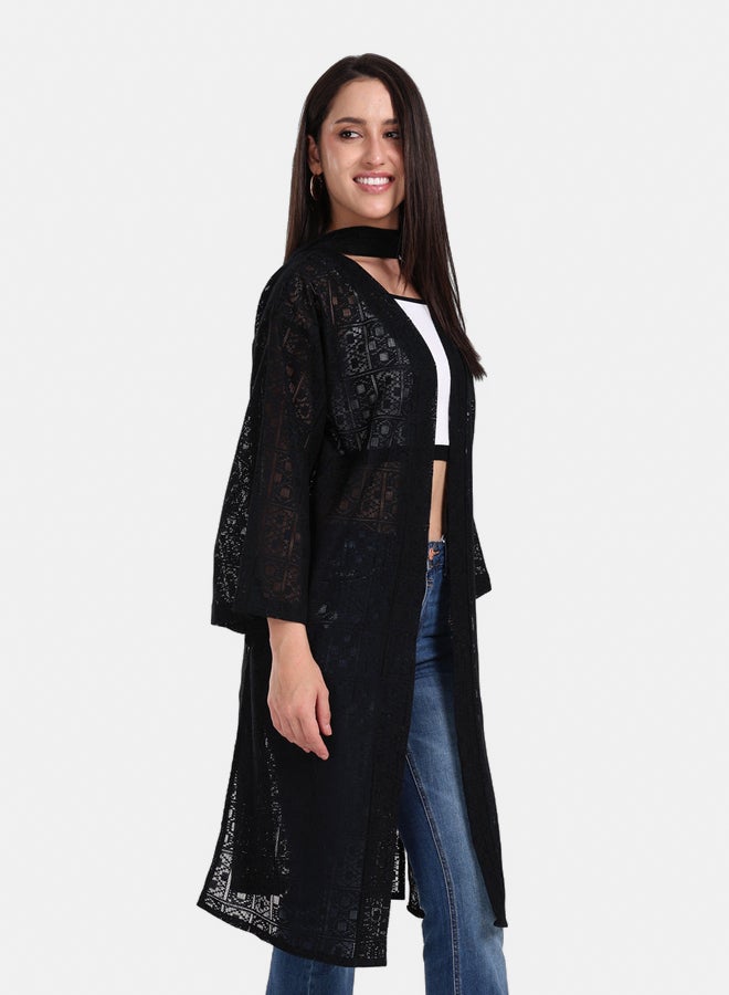 Clue Lace Pattern Kimono  - Image 5