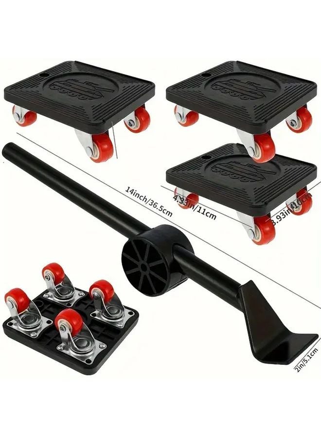 5pcs Heavy Duty Furniture Moving Tool Set 330 Lbs Lifter 360 Rotating Electric Dolly - Image 4