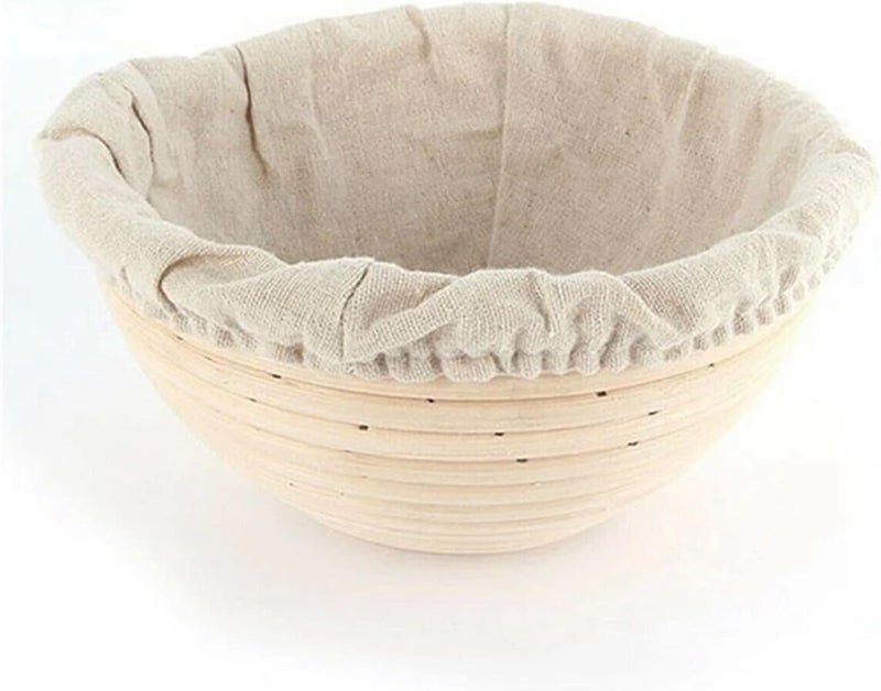 RoEsha 7 Inch Round Bread Banneton Proofing Basket Set of 2 Sourdough Proofing Basket kit for Artisanal Baking – Bread Making Tools For Professional & Home Bakers (7 inch round- 2 pack) - Image 5