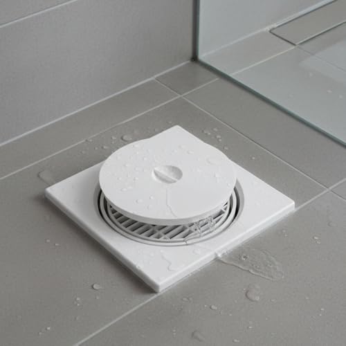 Cipla Plast Shower Floor Drain Cockroach Trap - BRC 733 White (Pack of 4) - BRC-733-WH4 - Image 2