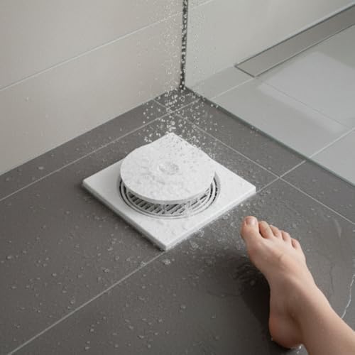 Cipla Plast Shower Floor Drain Cockroach Trap - BRC 733 White (Pack of 4) - BRC-733-WH4 - Image 4