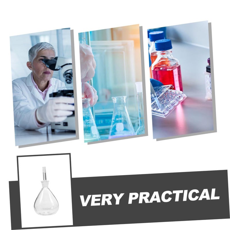 Glass Pycnometer Reagent Bottle with Easy to Use Screw Caps Laboratory Glassware - Image 4