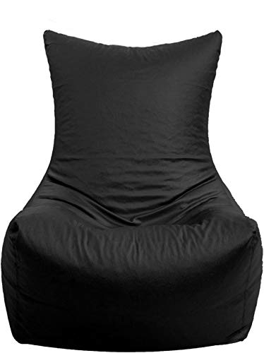 caddyFull XXL Bean Bag Chair Without Beans (Black) - Image 1