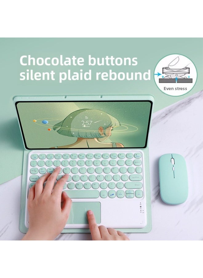 Generic For Lenovo Small Pad 11/plus Bluetooth Keyboard Small Pad Pro11.5 Protective Cover Small Pad-Color:Purple (square Keyboard)-Product Type:Lenovo Small Pad 2022(10.6 Inches)  - Image 3