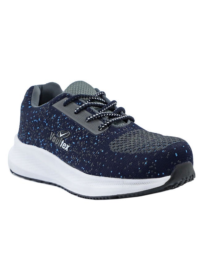 Vaultex Vaultex CFR Low Ankle Steel Toe Safety Shoe, Navy Blue/Grey, 44 - Image 1